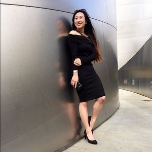 Off-the-shoulder dress